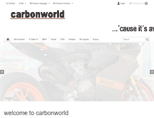 Tablet Screenshot of carbonworld.de